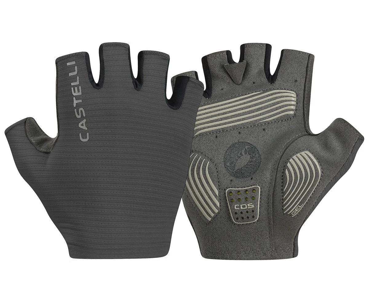 Castelli Women's Espresso Gloves (Light Black) (L)